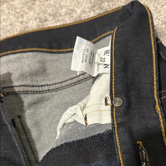 Hudson Jeans Men's Deep Indigo Slim Stright Fit - Picture 6 of 6